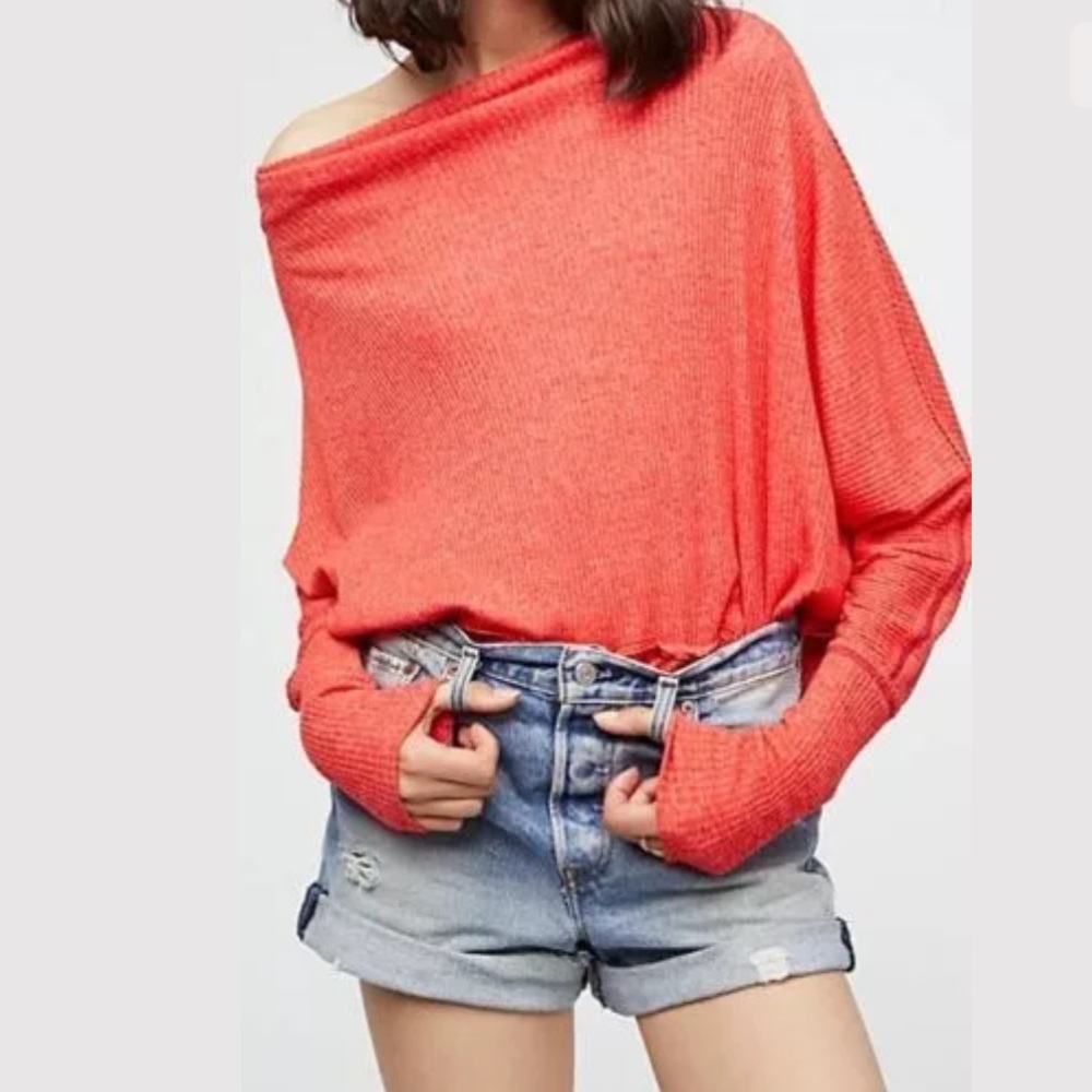 We The Free Cherry Londontown Top Free People M